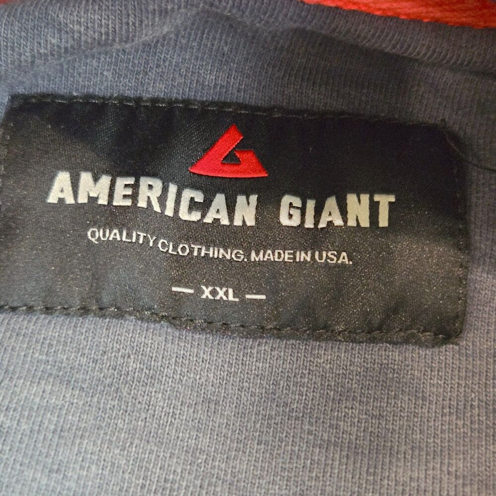 American Giant Mens XXL Classic Pullover Hoodie Heavyweight‎ Cotton Gray USA - Picture 6 of 8